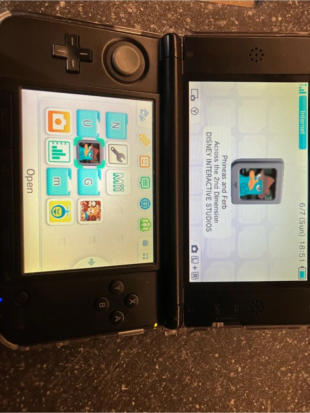 Nintendo 3DS XL LL modded